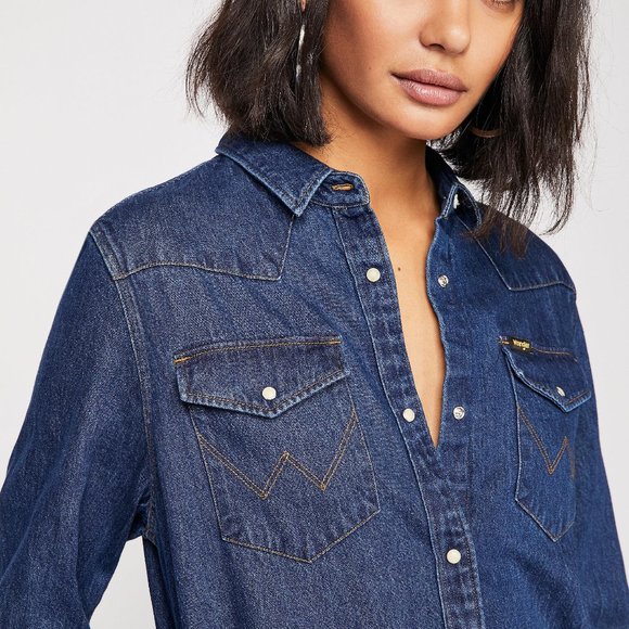 Free People Jean Dress - Picture 3 of 6